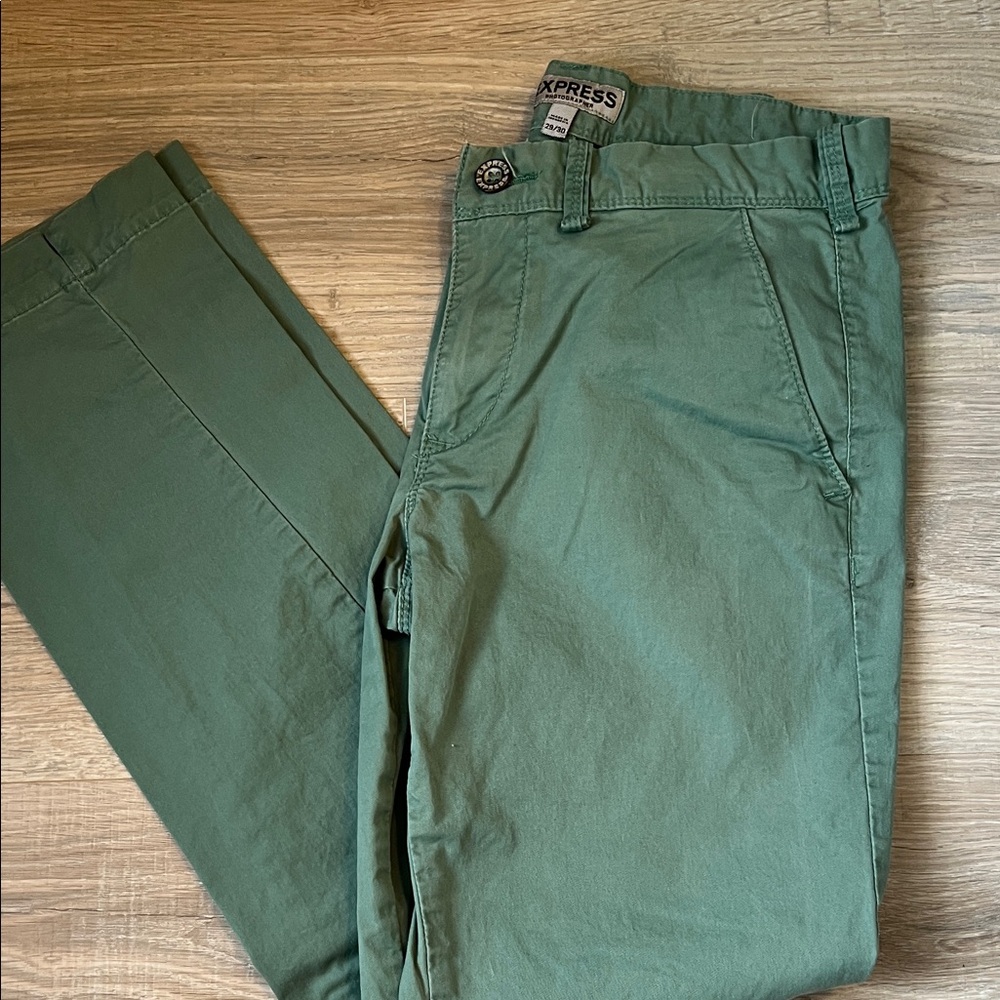 Express Men's Olive Chinos